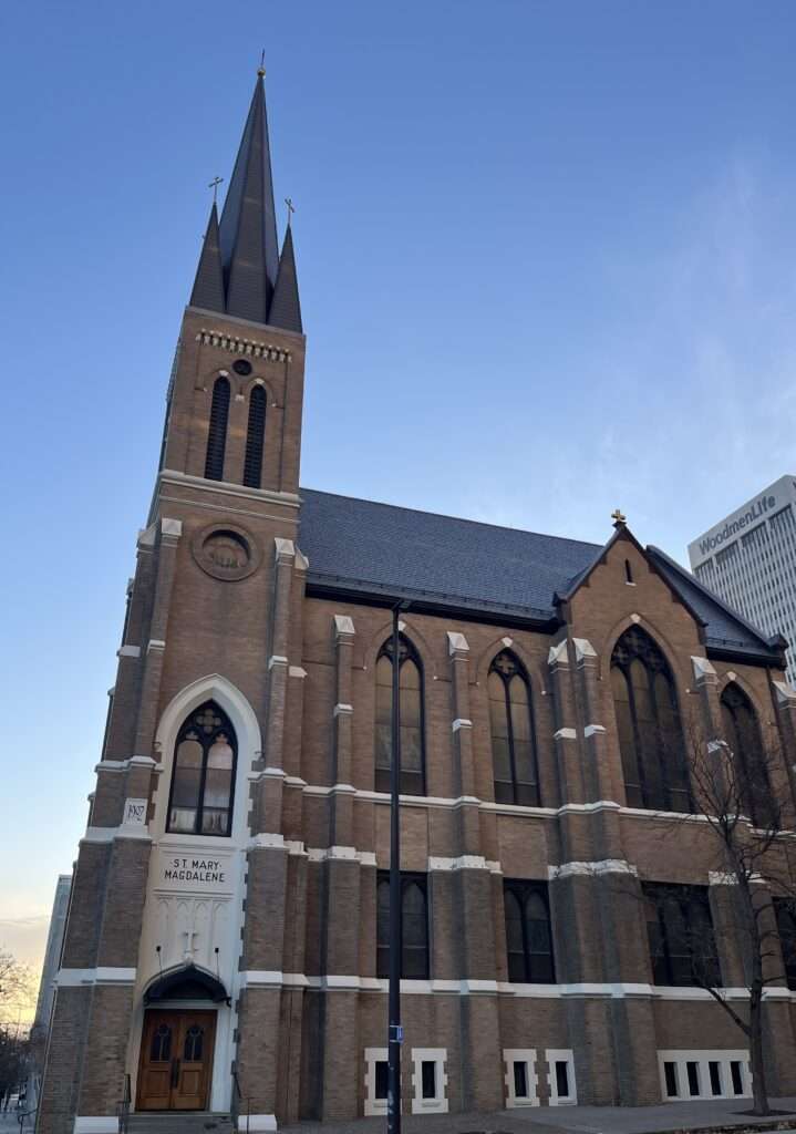 Picture of St. Mary of Magdalene church in Omaha, Nebraska